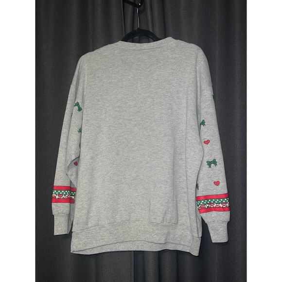 Ugly Christmas Sweater Xmas Sweatshirt Crewneck Size XL Vintage Dog - Picture 3 of 3